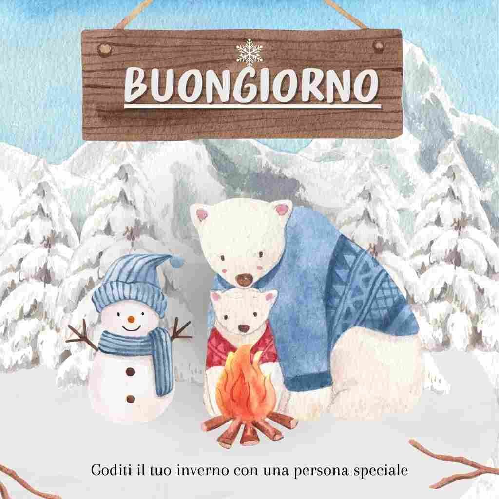 Immagini di Inverno con belle frasi